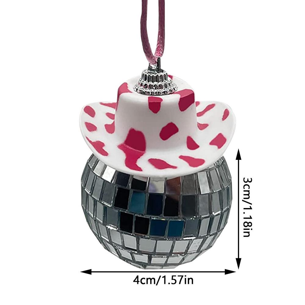 Ковбойская шляпа, ковбойская шляпа, подвеска для автомобиля, зеркало заднего вида, подвесной диско-шар, брелок, аксессуары в стиле вестерн, сумка, декор, автомобильный макияж