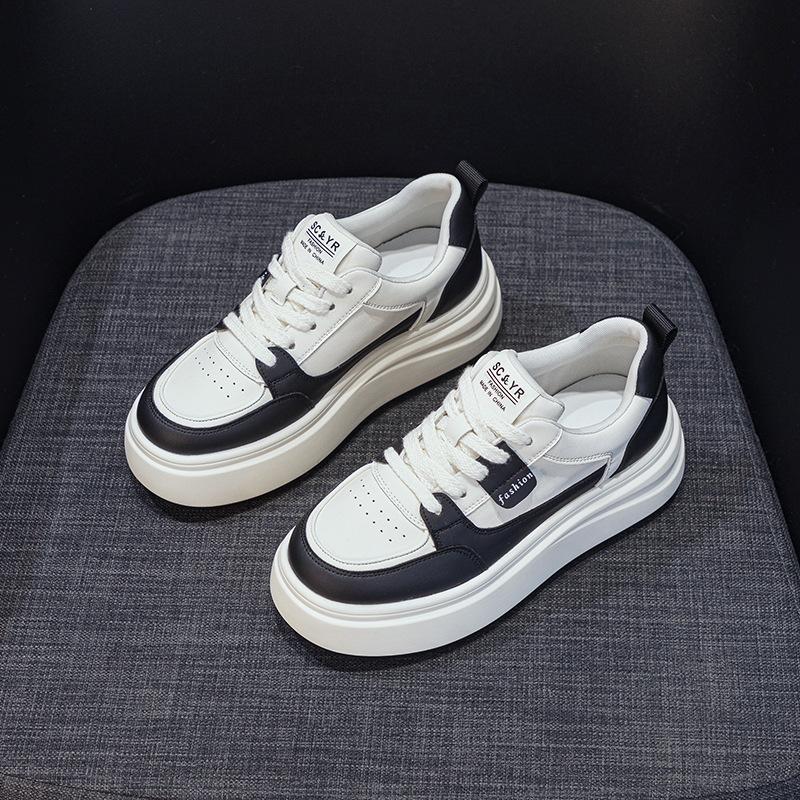 Small White Shoes Inner Height Increase Casual Platform Student Shoes Sports Comfortable Fashion Women's Shoes