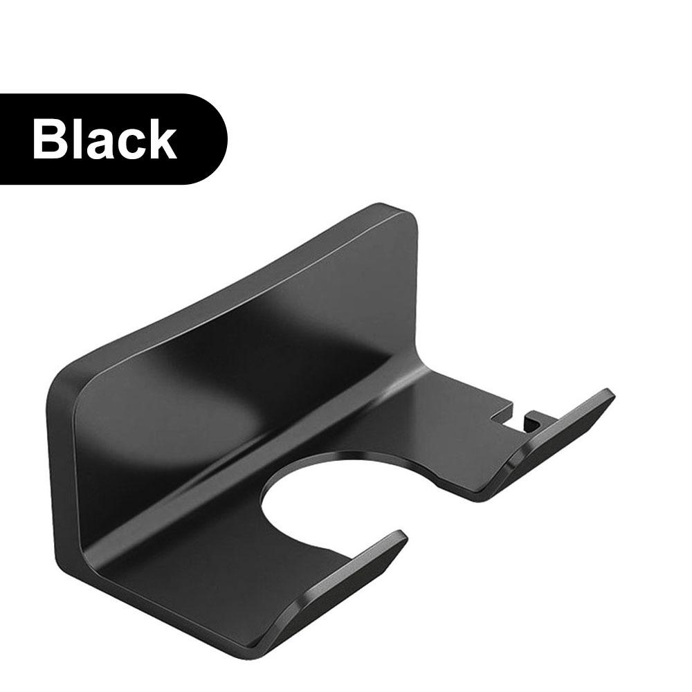 

Держатель для хранения в ванной комнате Держатель для фена Настенная полка Полка для ванной Полки для хранения Полки для аксессуаров Кронштейн для щетки для волос чёрный