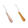 2pc Wood Handle Latch Crochet Hook Hair Weave Needle Wigs Knitting Extensions Styling Tools Carpets Making Repair Craft Tools