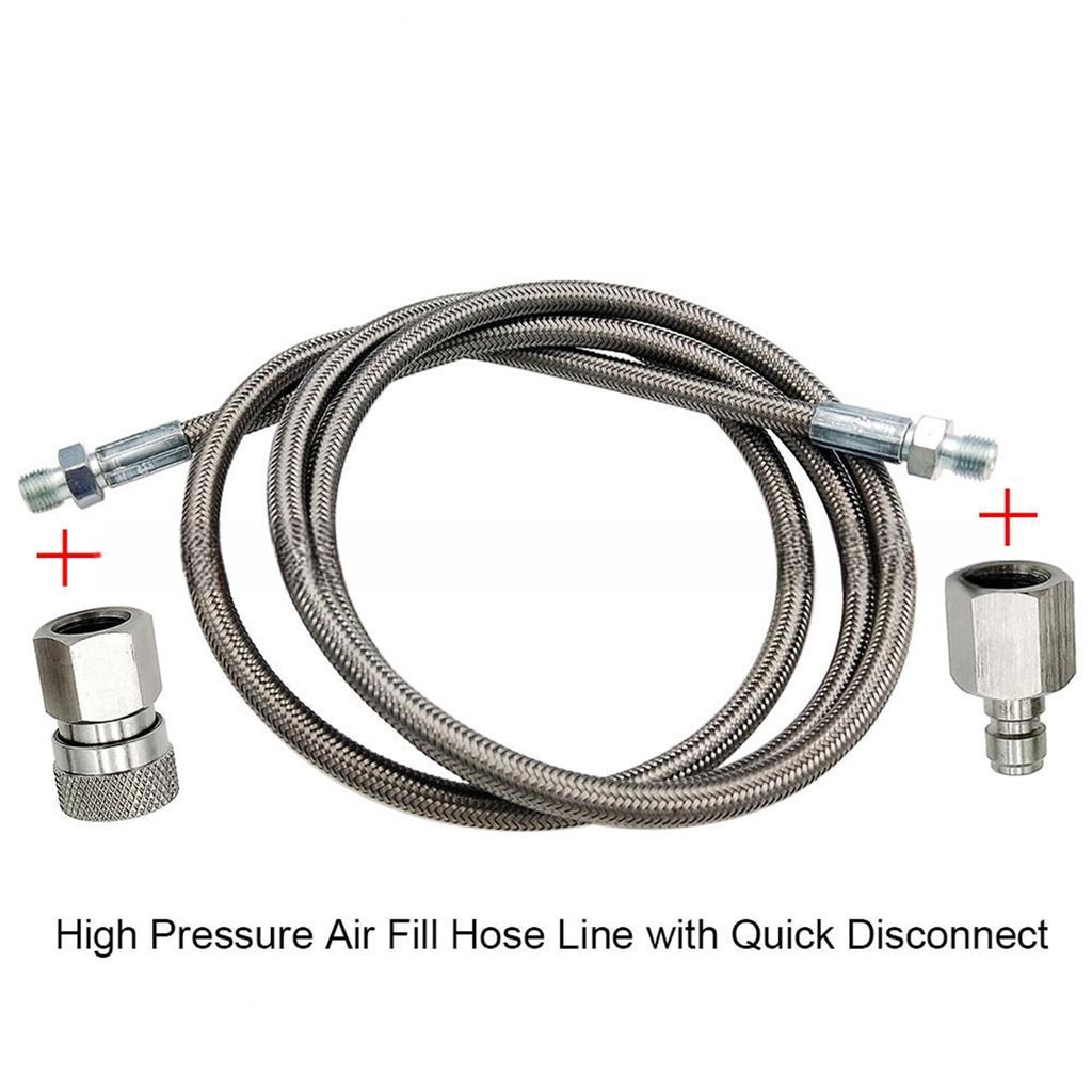 CO2 Tank Hose Adapter 60inch High Pressure Connector CO2 Refill Adapter Connector Simple Installs for Soda Accessories