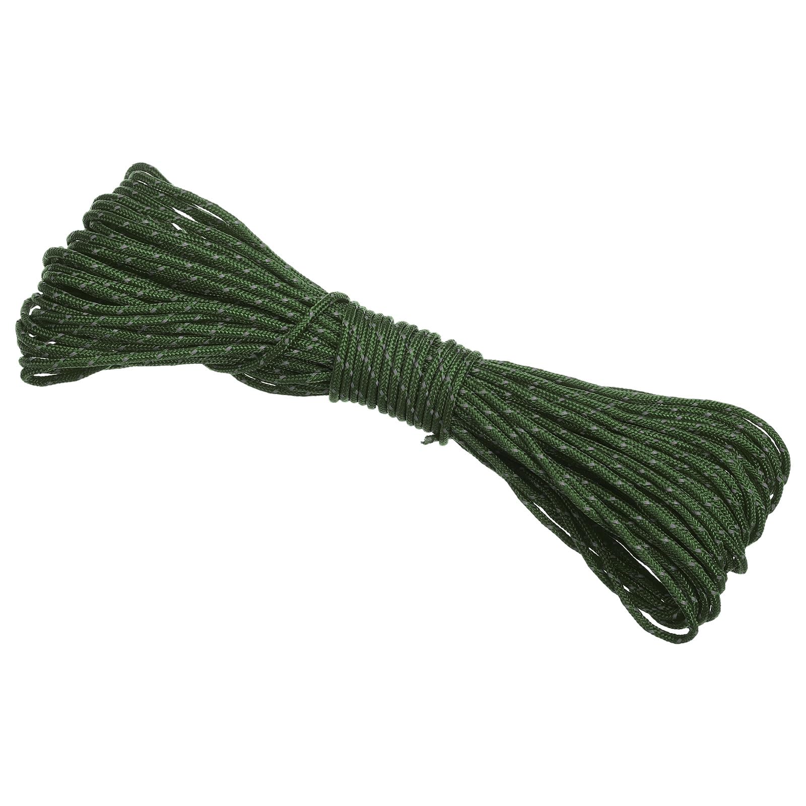 PATIKIL 65ft Reflective Guyline Camping Paracord 3mm Tent Cord Guyline зелёный