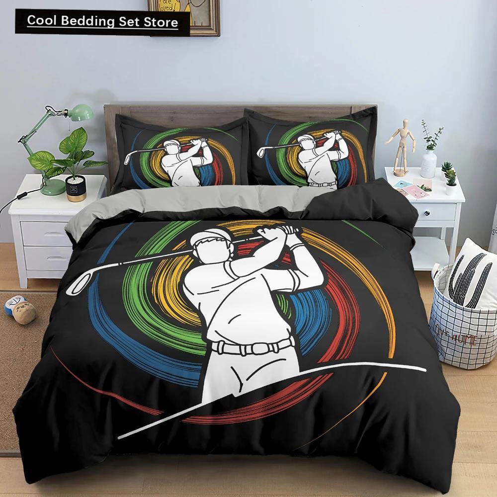 

Пододеяльник Sport Player King Queen, комплект постельного белья для катания на лыжах, для подростков, взрослых, для экстремального спорта, мягкий, черный, 2/3 шт., полиэстер, пододеяльник EU single(135x200cm)