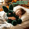 Plush Bunny Doll Soft Stuffed Animal Toy Halloween Themed Collectible Plushie with Detailed Features and Textured Fur for Display or Gift