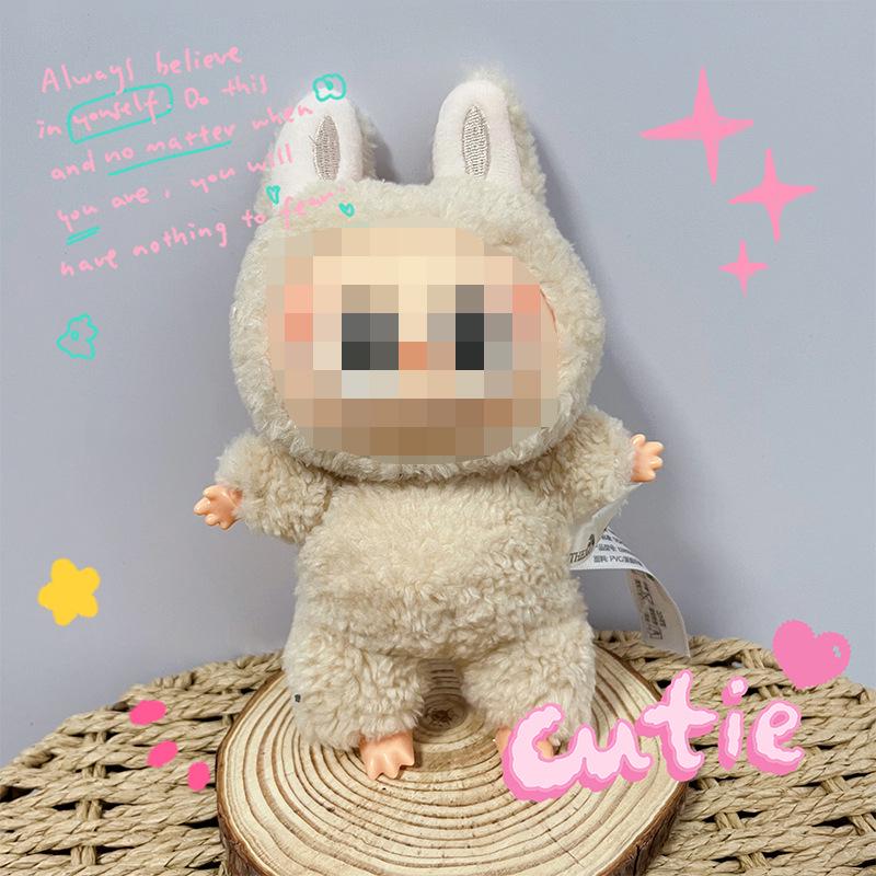 Cute Rabbit Plush Doll Vinyl Keychain Pendant