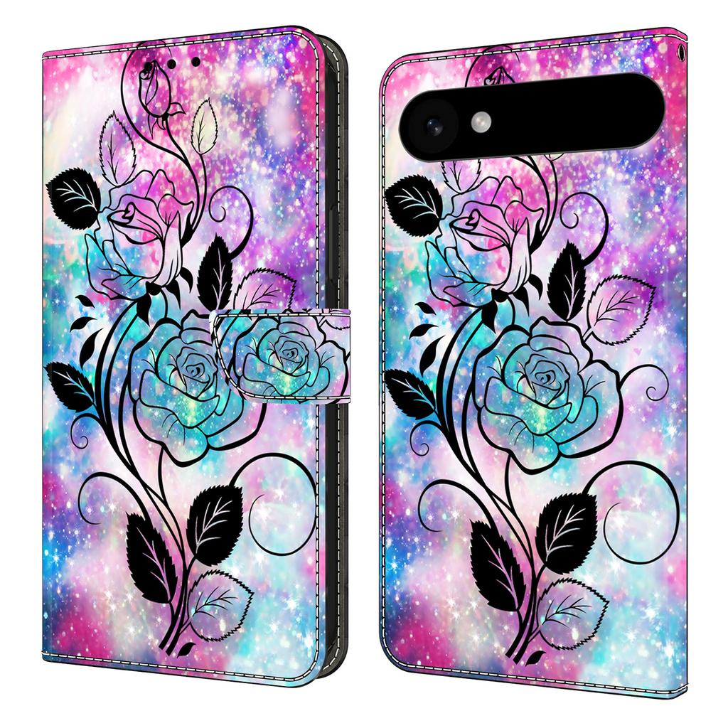 For iPhone 17 Air Wallet Case Pattern Printing PU Leather Flip Stand Phone Cover