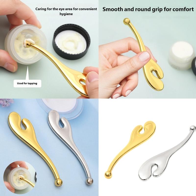 Metal Eye Cream Applicator Sticks Face Cream Spoons Elegant Face Massage Tool For Eyes And Forehead In 2 Color