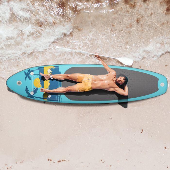 Planche De Paddle Gonflable - SUP - 350lbs - Légère 7kg - Accessoires Complets - Yoga Surf