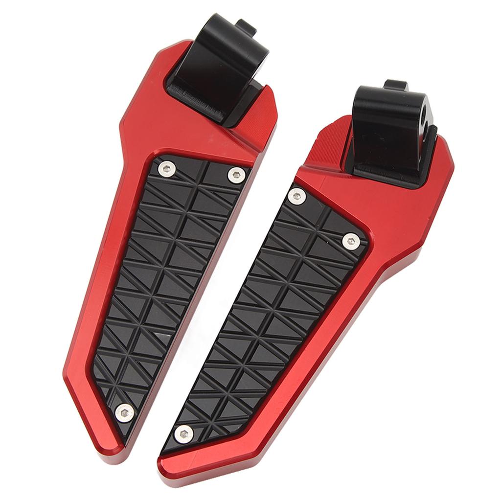 1 Pereche Suporturi Picior Motocicletă Elegante Robuste Stânga Dreapta Rezistente la Impact Pedală Repaus Picior Spate Pentru