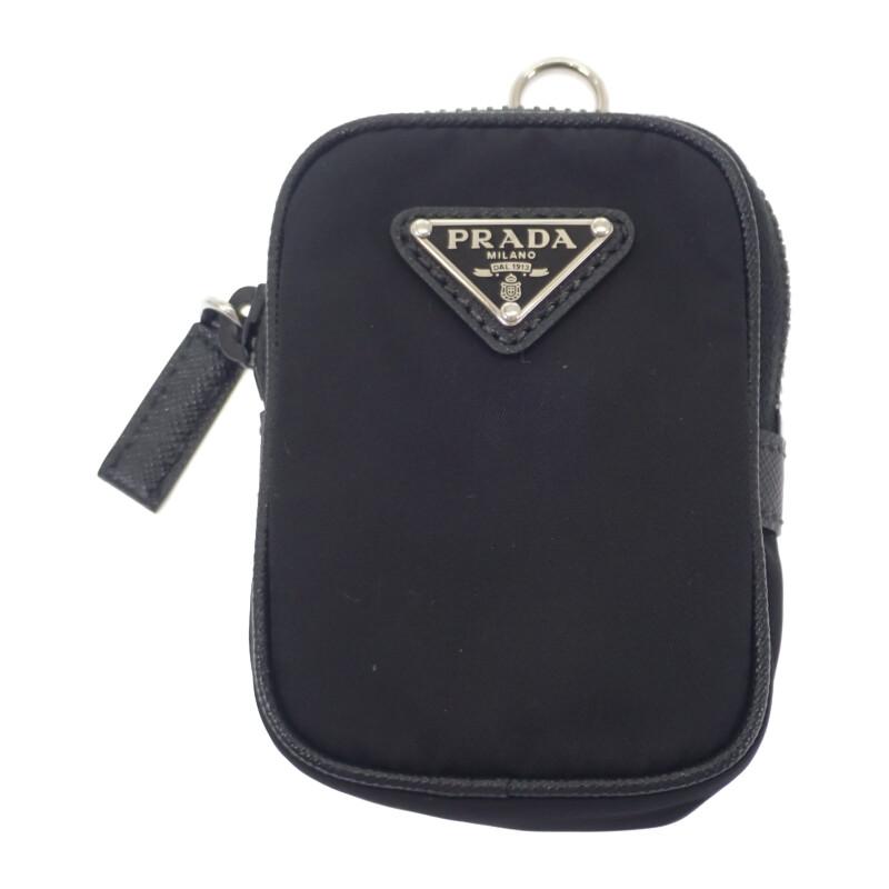 Prada 2VH133 Shoulder Bag Black Nylon/Safiano Women