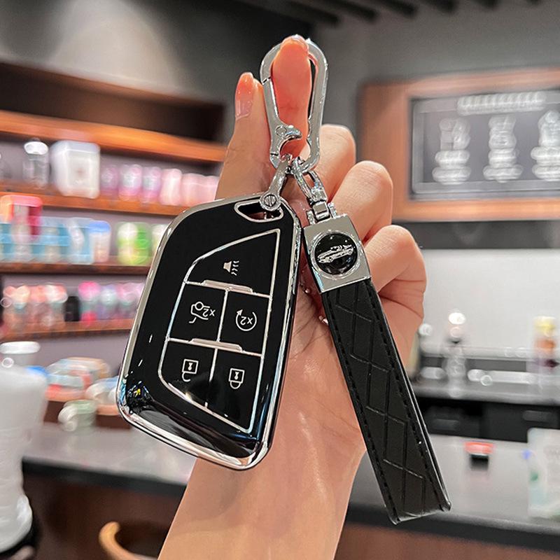 Cadillac Key Case: Protective Shell for XT5, CT5, XT4, CT6, XTS, ATSL, XT6 (New Model)