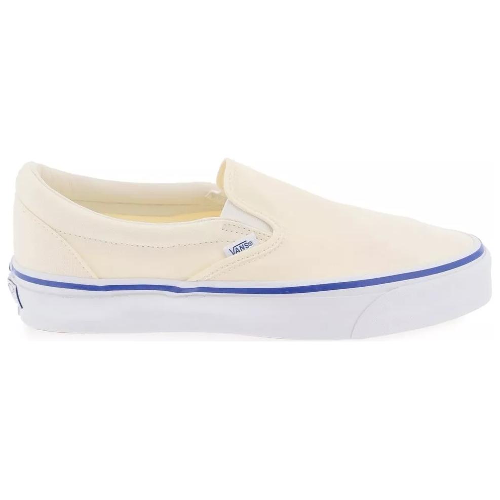 Vans Premium Slip-On Reissue 98 LX Low Top Skate Shoes Unisex Sneakers Off-White Blue VN000CSEOFW1