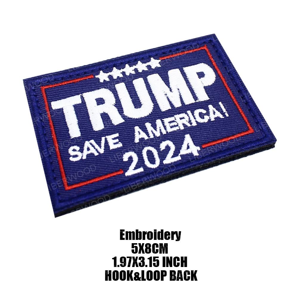 Tropic Hats Adulto Bordado Trump 2024 Save America Boné Ajus | Frete Grátis