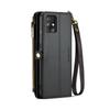Pour Samsung Galaxy Série A12 A13 A71 S20 S21 S22 S23 S24 S25 Z Fold3 Z Fold4 Z Fold5 Z Fold6 Sac Téléphone Bandoulière Multifonctionnel en Cuir PU