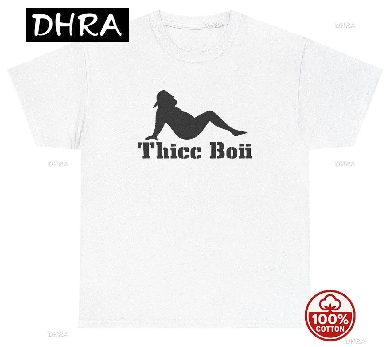 

Thicc Boii T Shirt Funny Fat Joke Food Lover Gag Gift Brainrot Gen Z Meme Tee with Trendy for Shirt Stylish Retro Vintage S