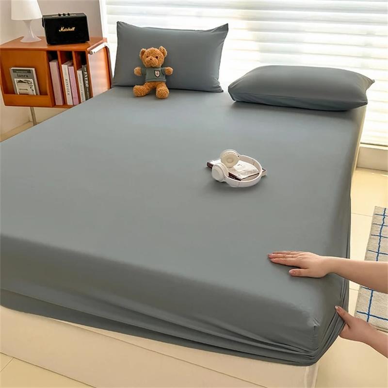100% Waterproof Mattress Cover Bed Fitted Sheet Mattress Bedspread Protector Pads Single/Double/King/Queen Bedding Linen