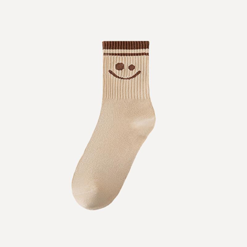 Ladies Spring and Autumn Fashion New Sweat Absorbing Sports Tube Socks