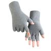 Student Writing Warm Gloves Autumn and Winter Half-finger Gloves German Velvet Cationic Men's and Women's Touch Screen Dew Five-finger Manicure
