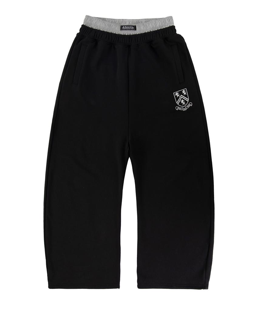 ROCKCAKE Boxer Layered Curved 2Way Jogger - Black