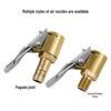 Tire Inflator Hose Adapter with Inflation Chuck and Nozzle