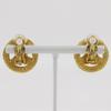CHANEL COCO Mark Earring vintage Plated Gold 11.7g Women Used