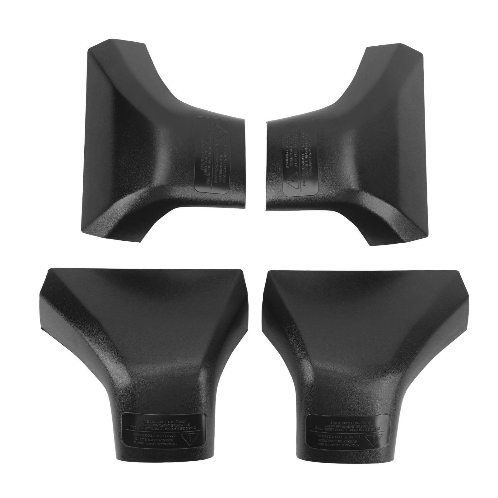 

4 шт. Крышка поперечины багажника на крышу Прочная торцевая заглушка поперечины багажника на крышу для моделей Highlander XLE XSE Limited Platinum 2020