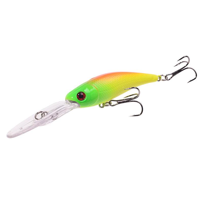 Deep Diving Bionic Minnow Lure Set - Floating Hard Artificial Bait for Long Cast Fishing