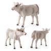 Children's Solid Simulation Cow Animal Model Toy Ornament