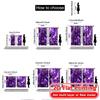 2D FLAT PRINTING 2pcs Curtains (Without Rod) Butterflies in Purple Glow Valentine is day Festival Chic Print Curtains Machine