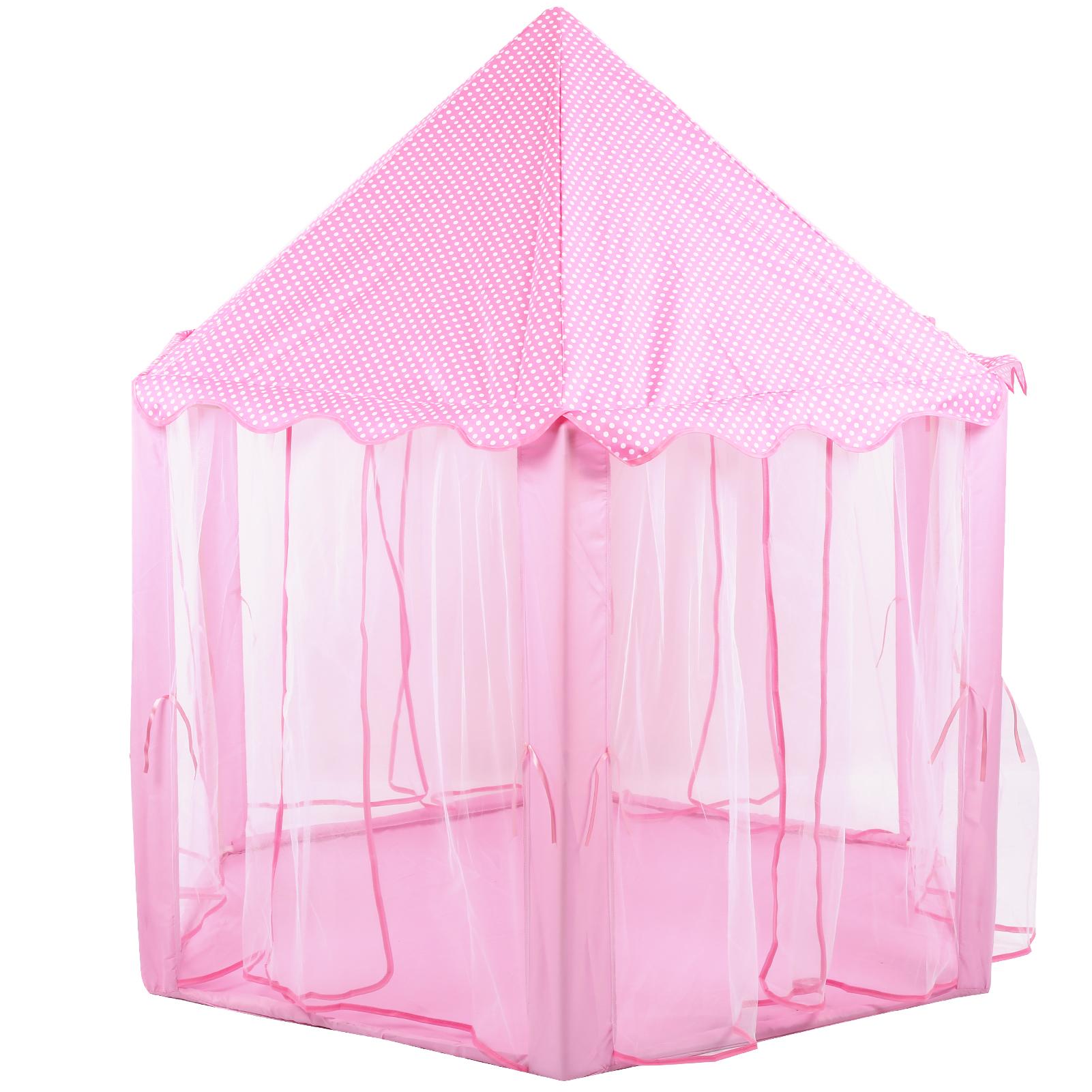 

Детская игровая палатка-замок шестиугольной формы для дома и улицы, игровая палатка принцессы, игрушка для детей