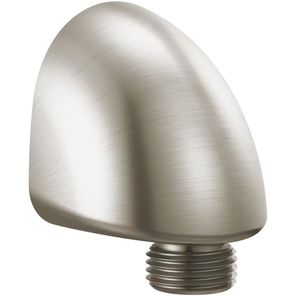 Zinc Alloy Elbow Faucet for Wall Mounting with Brushed Nickel Finish Designed for Handheld Shower System Integration