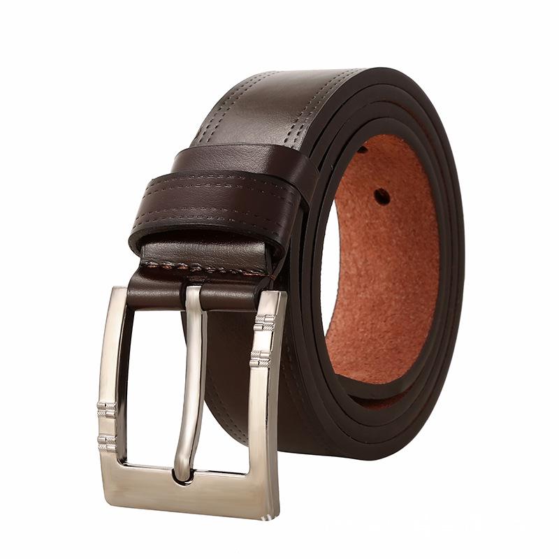 Men's Trendy All-Match PU Belt with Alloy Pin Buckle for Jeans
