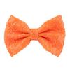 Hairpin Safety Rounded Corner Clip with Burr-Free Metal Spring Bow Shape Shiny Sequin Decoration Hairpin Children Sparkling Hair Accessory