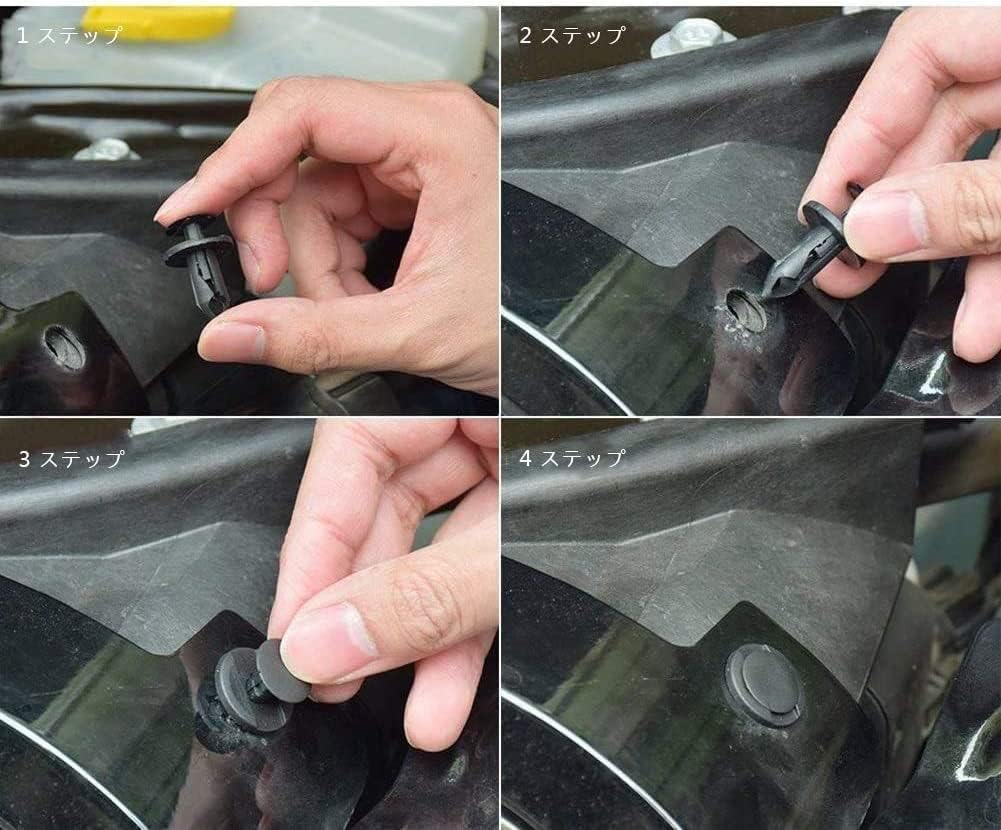 Plastic Rivets 710 PCS 16 Different Universal Car Fender Bumper Clips Push Rivet Fastening Push In Car Clip Trim Clips