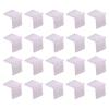 20PCS High Strength Nylon Pinned Hinges for Model Aircraft Stability and Safety Lightweight Design for Easy Installation