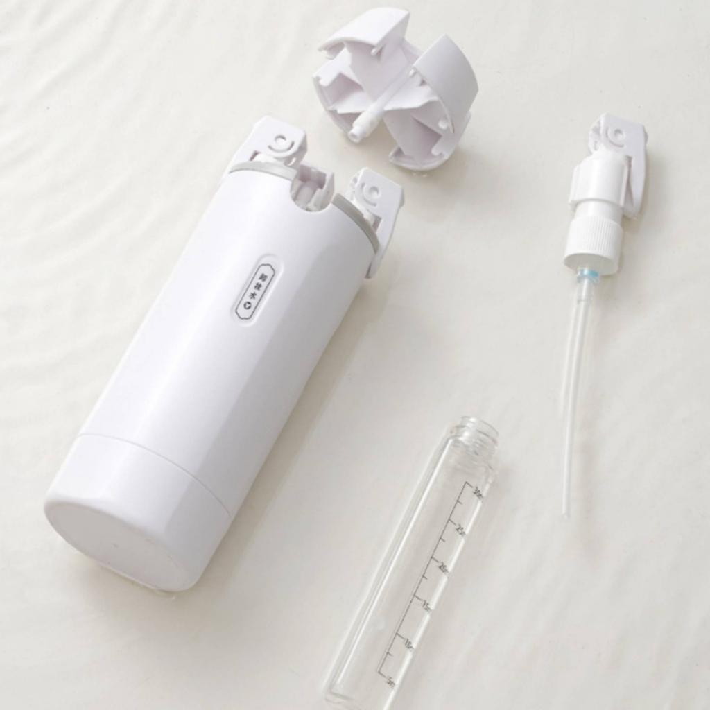 Portable Toiletry Dispenser Kit Visible Window Outing Toiletry Bottle Kit Quad-Compartment Outing Dispenser Airport Security
