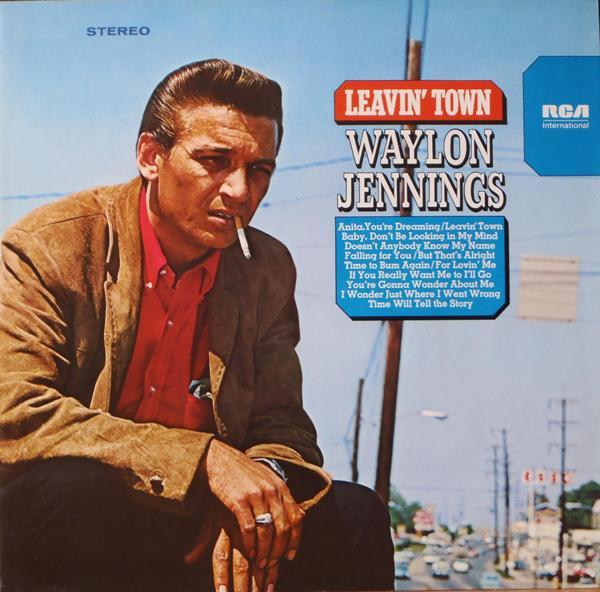 LP Record WAYLON JENNINGS - Leavin' Town NL89469 RCA Internation Europe Country/Folk Used