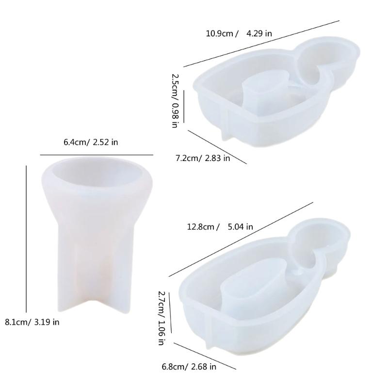 Abstract Human Figurine Silicone Candle Molds Epoxy Resin Silicone Molds for Making Candle Soap Gypsum Silicone Molds