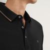 Septwolves Men's Modal Brushed Long-Sleeve Polo Shirt