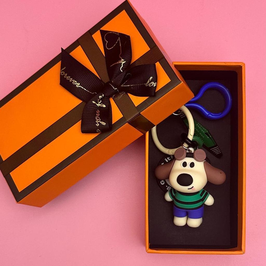 Adorable Cartoon Puppy Keychain: Cute Pendant for Backpacks, Bags, or Cars