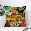 F-Final Space Cartoon Pillow Covers Cartoon Sofa Decorative Home Double-sided Printing Short Plush Cute Cushion Cover