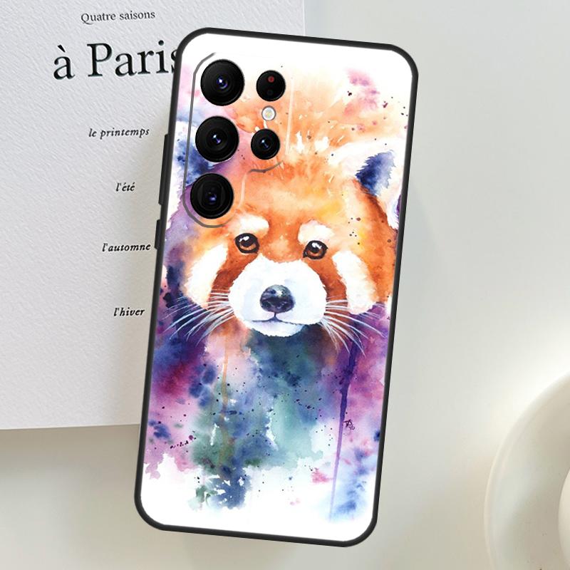 

Red Panda Cute Animal Case For Samsung Galaxy S26 Ultra S25 S24 S22 S21 S23 Ultra Plus S10 S20 S25 FE Phone Cover Galaxy S21 Plus