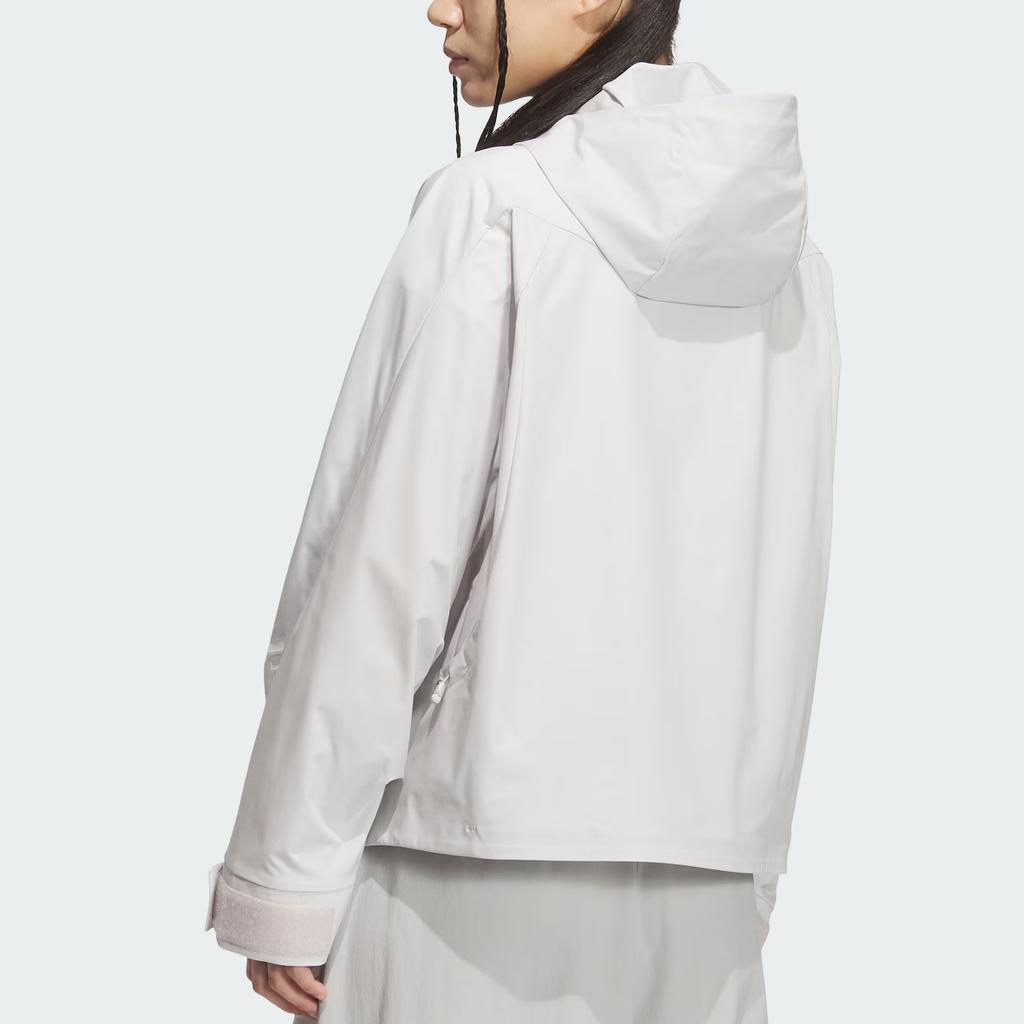 Adidas FOS Future Style Woven Water-Resistant Casual Loose-Fit Hooded Long Sleeve Jacket Women Jacket KC2711