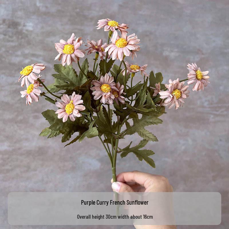 Flori Artificiale Seria Violet: Floral Decorativ Elegant pentru Casă, Nuntă, Cameră Model și Decor Moale.