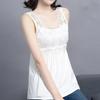 Lace Camisole for Women Sleeveless T-shirt Loose Fit Plus Size Lace Camisole Top Layered Underneath Sleeveless Tank Top