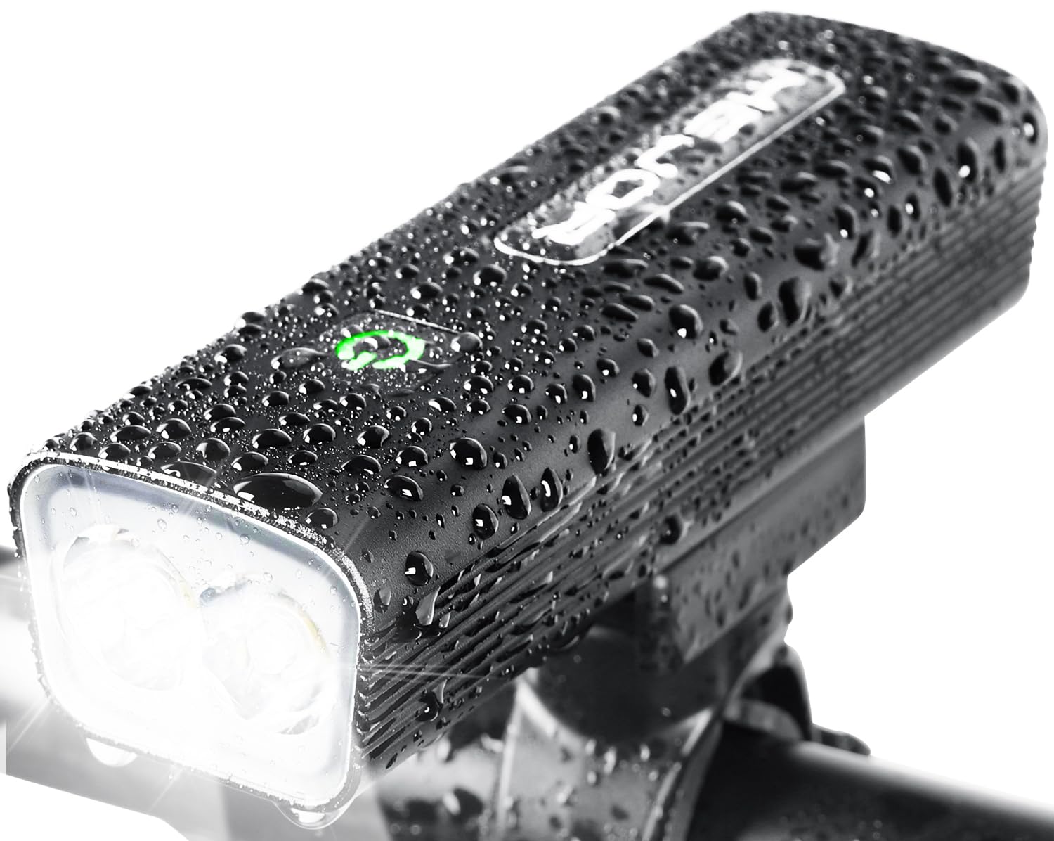 

Водонепроницаемый и перезаряжаемый велосипедный фонарь Новый 2400 люмен Высокий Мобильный Яркий и Мощный Велосипедный IPX5 LED Подходит для Кросс-кантри Водонепроницаемый Велосипед чёрный