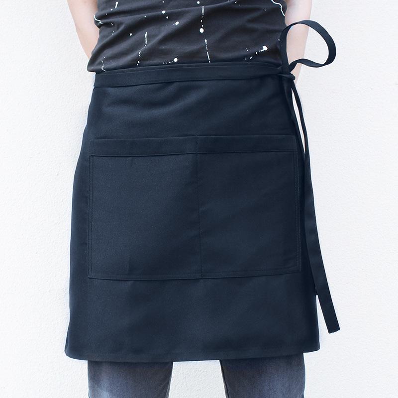 Waterproof High Imitation Nylon Half Apron for Kitchen, Cafe, and Workwear Customization