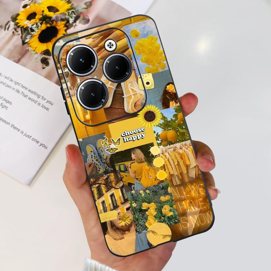 For Infinix Hot 40 Pro Case X6837 Cute Fashion Cover Soft Silicone Phone Case For Infinix Hot 40i Hot40 Pro Hot40i Fundas Bumper