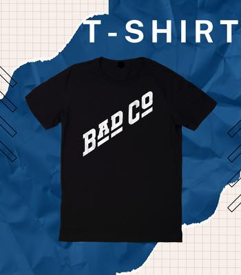 Bad Company Logo Vintage Rock Band Maglietta Uomo Bad-Co Album di Debutto Concerto EB.
