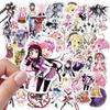 Puella Magi Madoka Magica Color Stickers, 50 Sheets (not Repeated), Waterproof and Sunscreen.